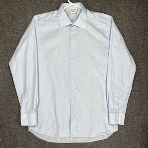 SUITSUPPLY Dress Shirt Mens 43 / 17  Light Blue Egyptian cotton Long Sleeve